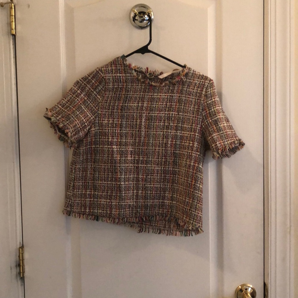 Tweed top from ZARA